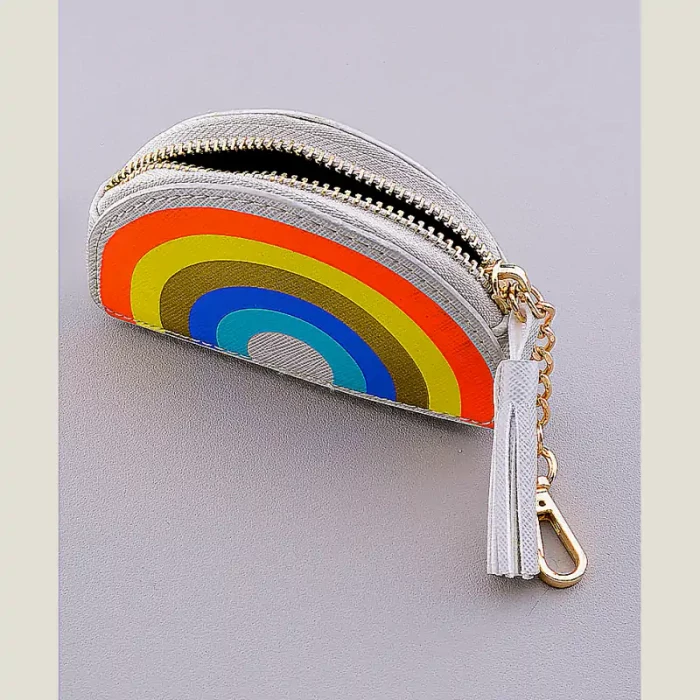 🏷️️ Брелок з райдугою Сумочка екошкіра ss_35542