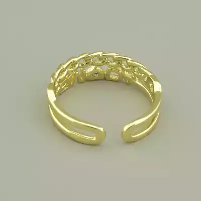 🏷️️ Каблучка Xuping Фіаніт (позолота 18к лимонна) F-92635