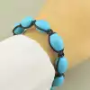 🏷️️ Браслет шамбала Бірюза 17 см. F-101195