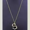 🏷️️ Підвіска літера S Fashion 44 см F-76527