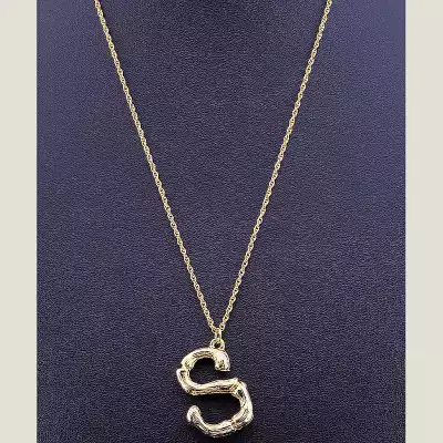 🏷️️ Підвіска літера S Fashion 44 см F-76527