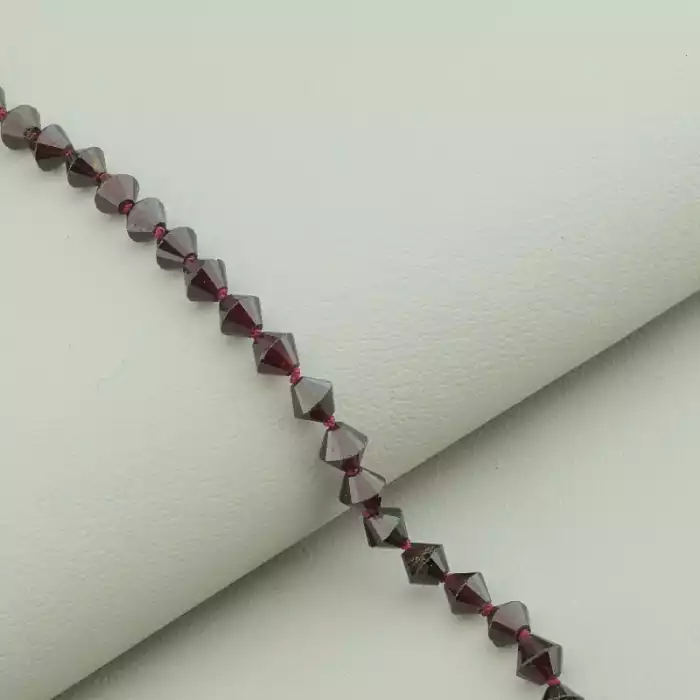 🏷️️ Намисто Гранат срібло (925 проба) 45 см. ss_94501