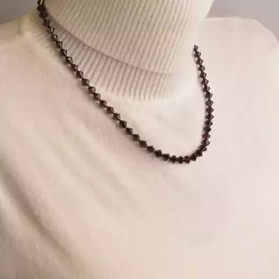 🏷️️ Намисто Гранат срібло (925 проба) 45 см. F-94501