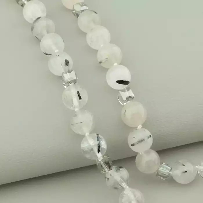 🏷️️ Намисто Волосатик, Чеський кришталь 50 см. ss_94603