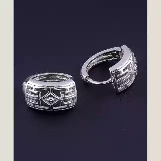 Сережки-кільця Xuping (родій)