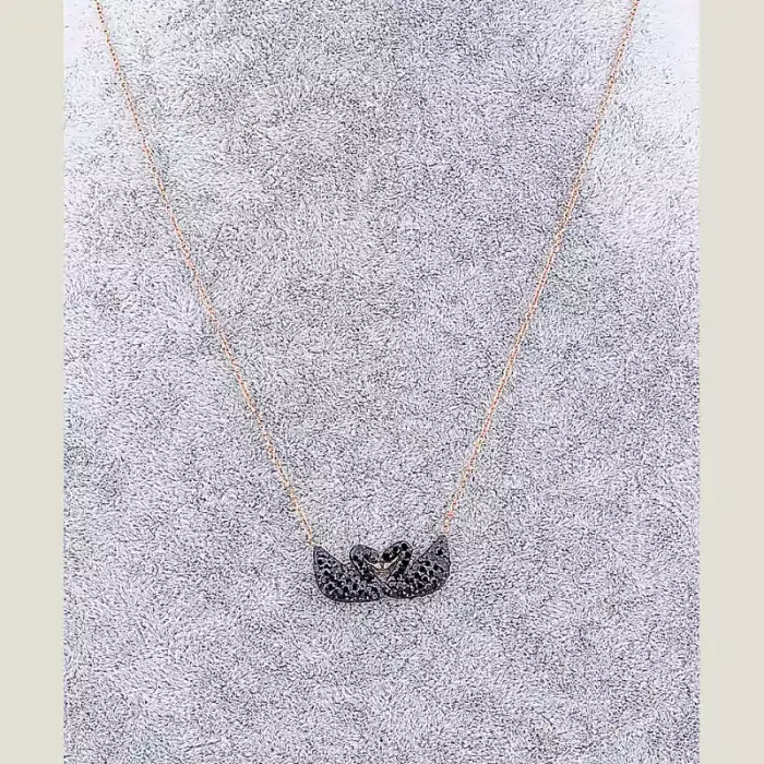 🏷️️ Підвіска лебеді Stainless Steel Фіаніт 43 см ss_56322