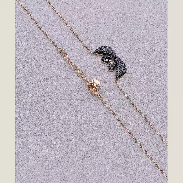 🏷️️ Підвіска лебеді Stainless Steel Фіаніт 43 см ss_56322