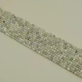 Намистини Лабрадор 39 см. 4мм. на нитці (натуральне каміння, без застібки)
