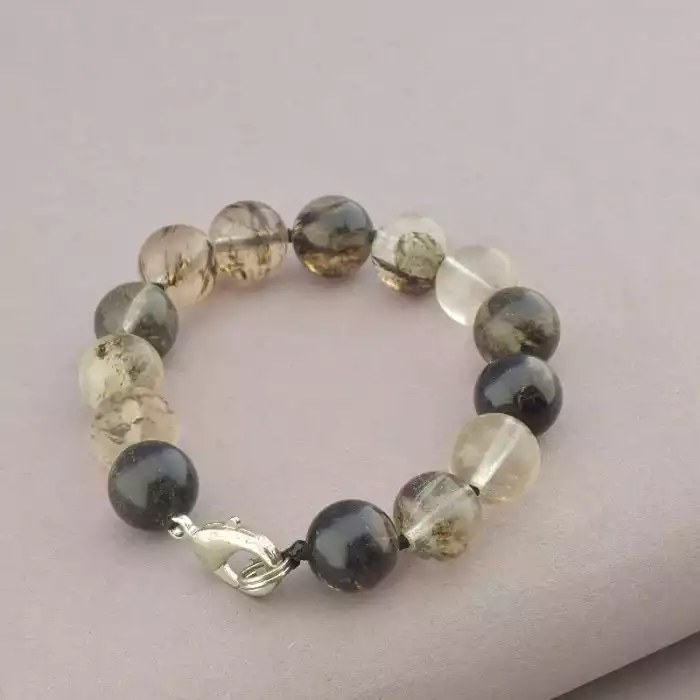 🏷️️ Намисто + Браслет Кварц, Гірський кришталь 46 см ss_79472