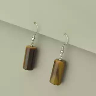 Сережки петля Тигрове око 40х10