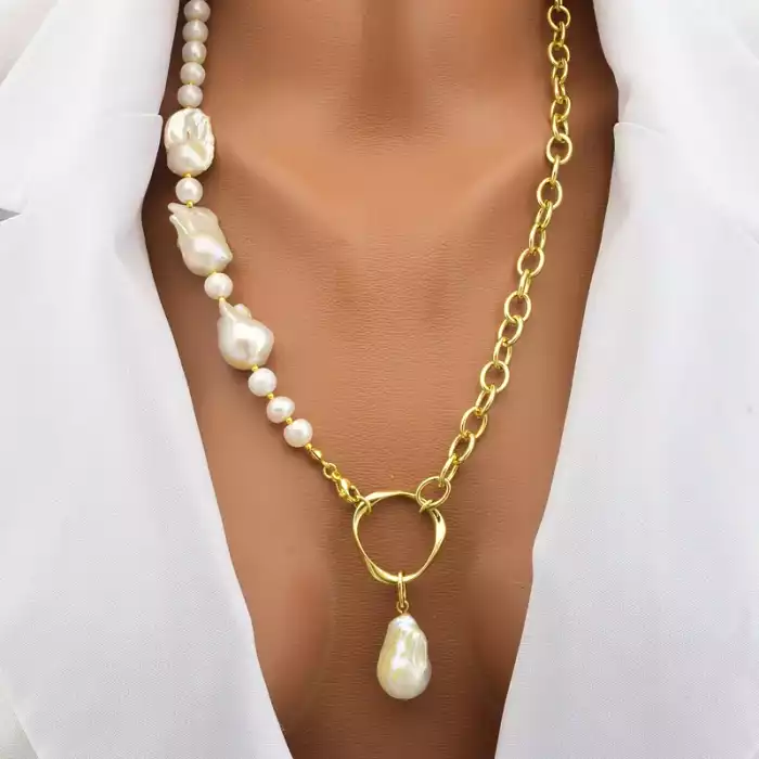 🏷️️ Підвіска Перли (57 см, з карабіном) ss_104893