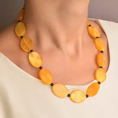 🏷️️ Намисто Котяче око, Агат 49 см. F-90566