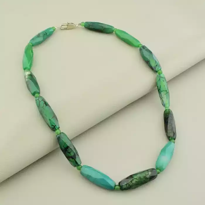 🏷️️ Намисто Агат 45 см F-106011