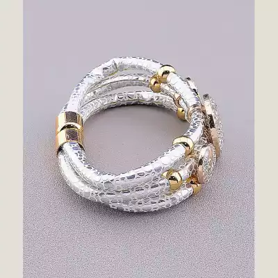 🏷️️ Браслет з магнітною застібкою Сrystal 17 см F-11052