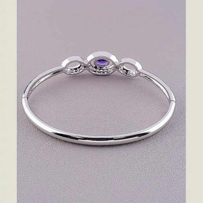 🏷️️ Браслет шарнірний Xuping Фіаніт (родій) ss_48845