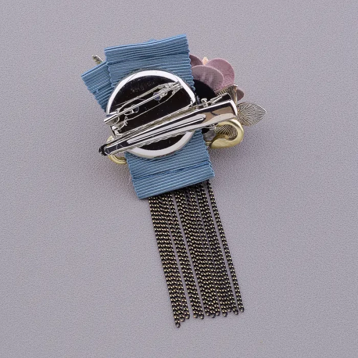 🏷️️ Брошка шпилька квітка Angel Hanbeishi (Корея) (тканина) ss_82927