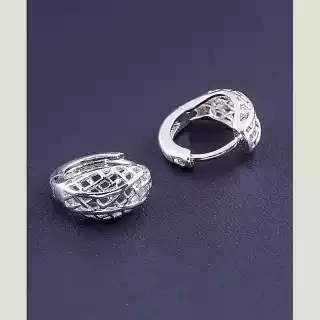 Сережки кільця Xuping (родій)