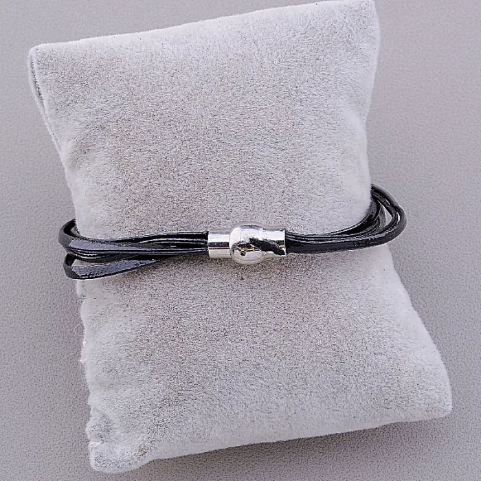 🏷️️ Браслет Сrystal 17 см шкірозамінник ss_15761