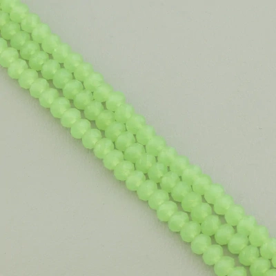 Нитка Чеський кришталь 38 см. 6 мм. (без замка)