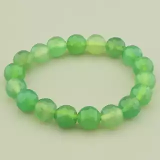 Браслет резинка Агат 16 см.