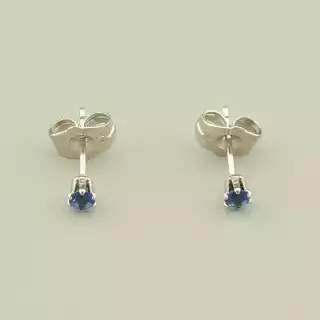 Сережки цвяшки пусети Xuping Фіаніт (родій)