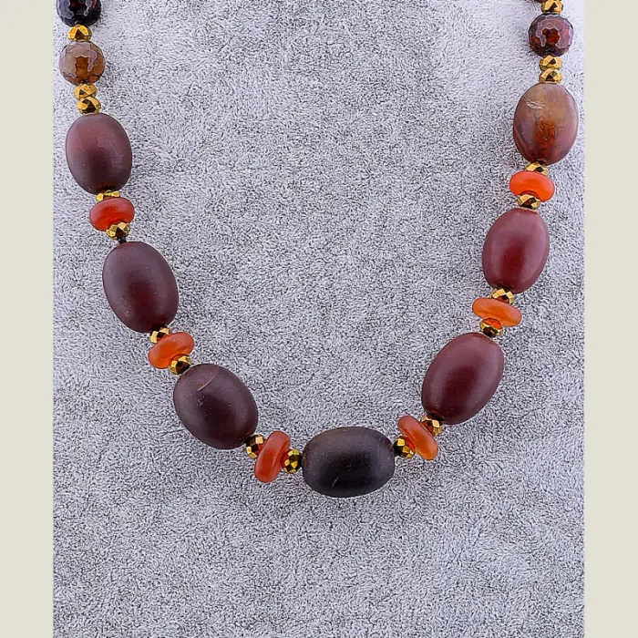 🏷️️ Намисто Сердолік 56 см ss_67717