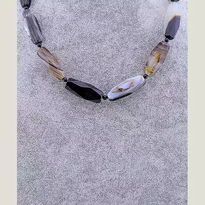 🏷️️ Намисто Агат 50 см F-78951