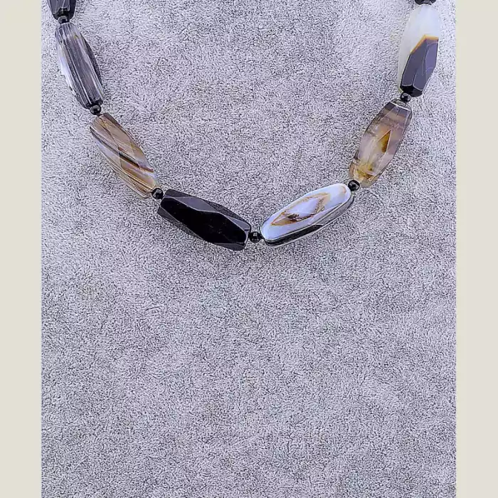 🏷️️ Намисто Агат 50 см ss_78951