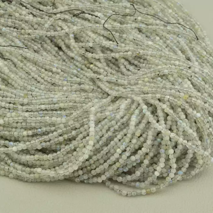🏷️️ Намистини Лабрадор 39 см. 2,5 мм. (натуральне каміння, без застібки) ss_103750