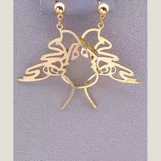 Сережки пусети FJ