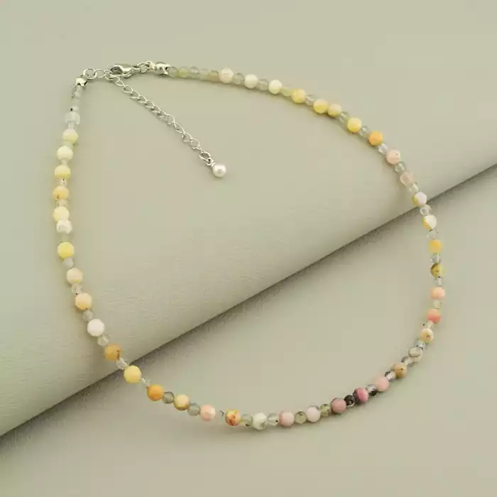 🏷️️ Підвіска Самоцвіти 36 см (родій) F-105812