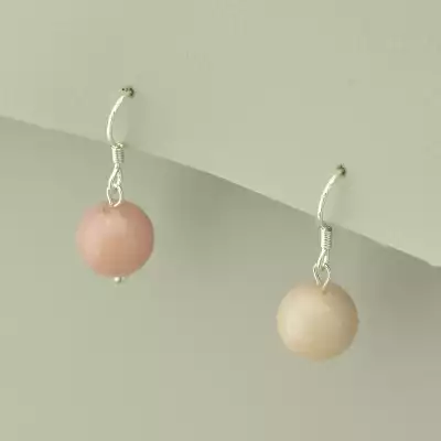 🏷️️ Сережки петля Опал (срібло 925 проба) F-98512