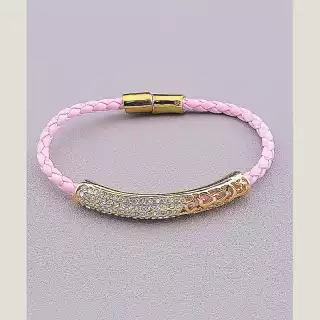 Браслет Сrystal 18 см шкіра