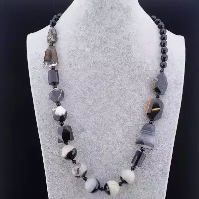 🏷️️ Намисто Агат 73 см F-84054