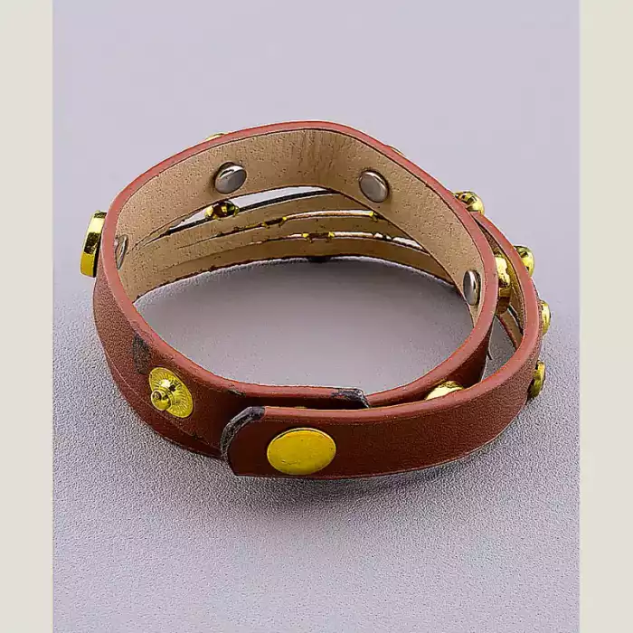 🏷️️ Браслет FJ шкірозамінник ss_52486