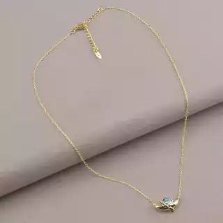 Підвіска Xuping Swarovski 41 см (позолота 18к)