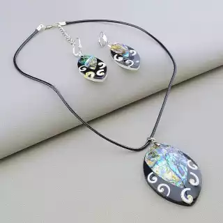 Підвіска + Сережки Галіотіс 46 см.