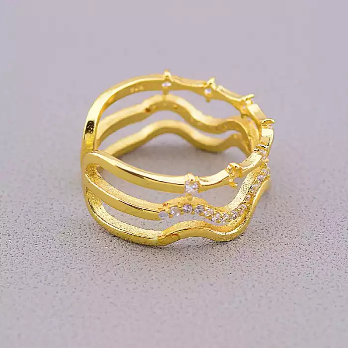 🏷️️ Каблучка роз'ємна FJ Сrystal ss_43389