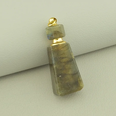 Кулон пляшечка Лабрадор 45x17мм.