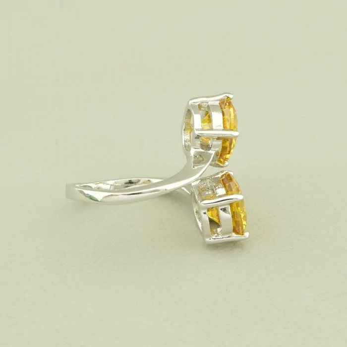 🏷️️ Каблучка Vogue Фіаніт (родій) ss_98001