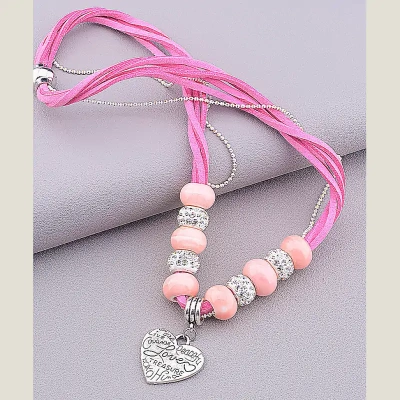 Підвіска на магніті Сrystal 42 см (шкірозамінник)