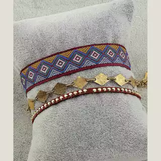 Браслет з карабіном Juleeze 17 см