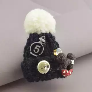 Брошка шапка Hanbeishi (Корея) тканина