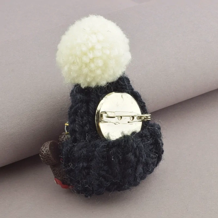 🏷️️ Брошка шапка Hanbeishi (Корея) тканина ss_34445