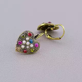 Сережки на англійській застібці Fashion Майорка