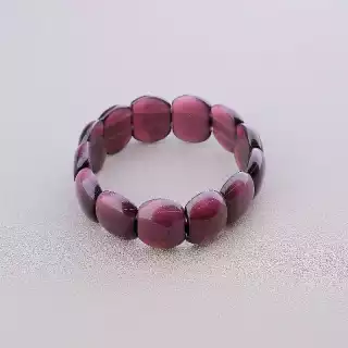 Браслет резинка Котяче око 17 см