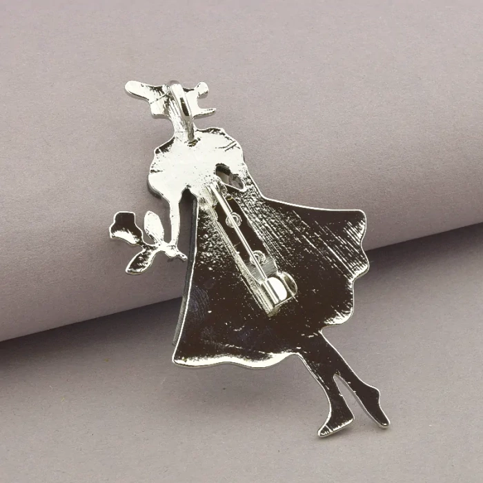 🏷️️ Брошка-кулон дівчина Галіотіс 75x40 мм ss_76530