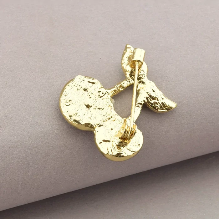 🏷️️ Брошка вишні емаль 30х25 мм ss_76630