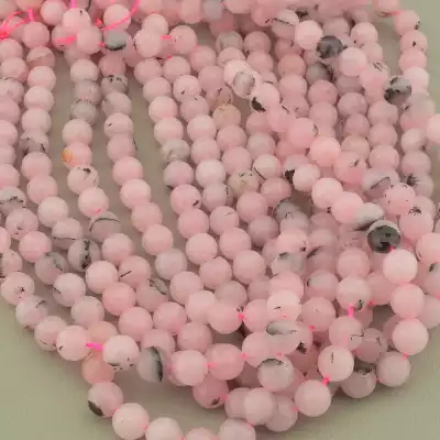 🏷️️ Намистини Кварц 38 см. 8,5мм. на нитці (натуральне каміння, без застібки) F-102717