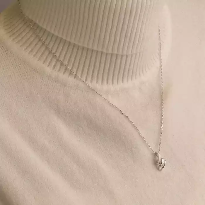 🏷️️ Підвіска Xuping Фіаніт 45 см (родій) ss_95628